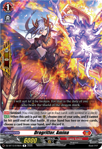 Dragritter, Amina: DZ Booster Set 13: Parallactic Clash