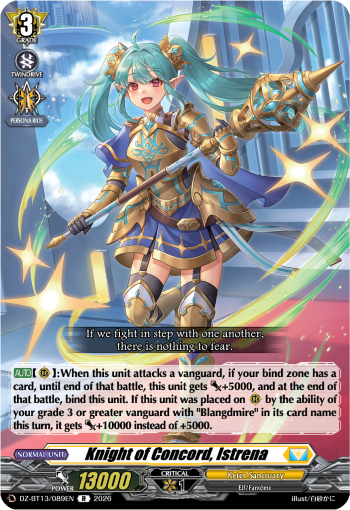 Knight of Concord, Istrena: DZ Booster Set 13: Parallactic Clash