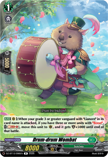 Drum-drum Wombat: DZ Booster Set 13: Parallactic Clash