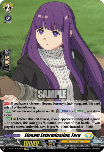 Einsam Extermination, Fern: DZ Booster Set 13: Parallactic Clash