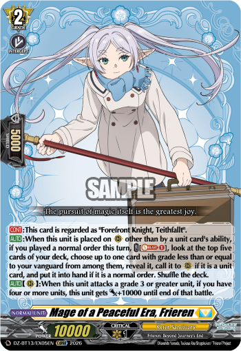 Mage of a Peaceful Era, Frieren: DZ Booster Set 13: Parallactic Clash