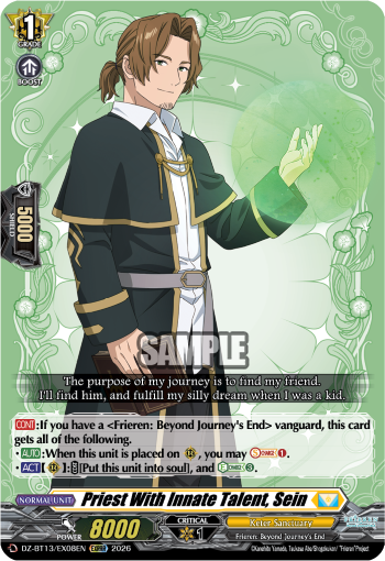 Priest With Innate Talent, Sein: DZ Booster Set 13: Parallactic Clash