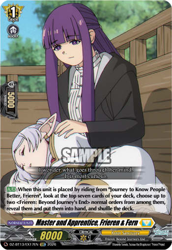 Master and Apprentice, Frieren & Fern: DZ Booster Set 13: Parallactic Clash