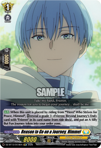 Reason to Go on a Journey, Himmel: DZ Booster Set 13: Parallactic Clash