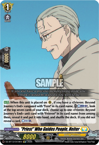 "Priest" Who Guides People, Heiter: DZ Booster Set 13: Parallactic Clash