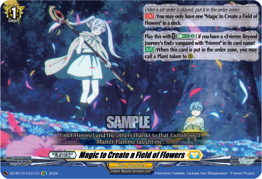 Magic to Create a Field of Flowers: DZ Booster Set 13: Parallactic Clash