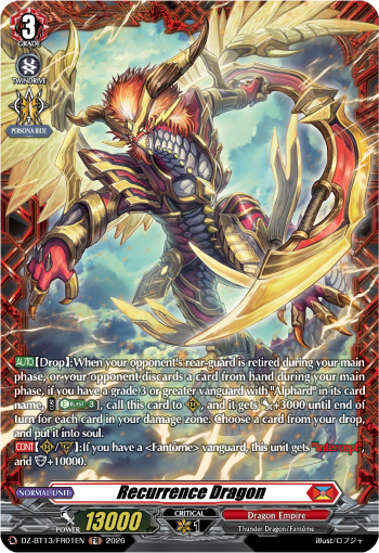 Recurrence Dragon: DZ Booster Set 13: Parallactic Clash