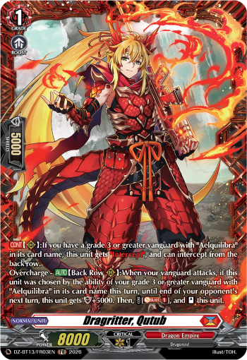 Dragritter, Qutub: DZ Booster Set 13: Parallactic Clash