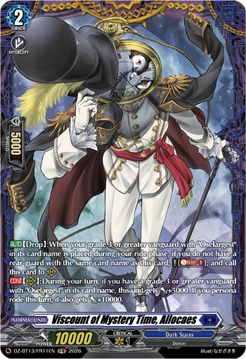 Viscount of Mystery Time, Allocaes: DZ Booster Set 13: Parallactic Clash