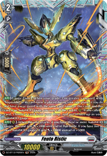 Feuto Ristic: DZ Booster Set 13: Parallactic Clash