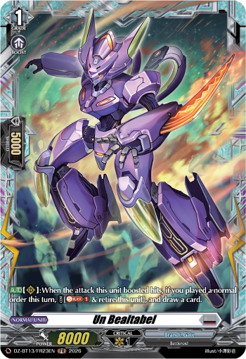 Un Bealtabel: DZ Booster Set 13: Parallactic Clash