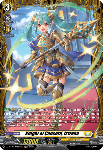 Knight of Concord, Istrena: DZ Booster Set 13: Parallactic Clash
