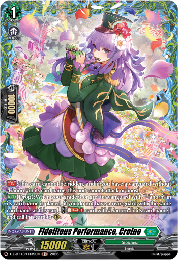 Fidelitous Performance, Croine: DZ Booster Set 13: Parallactic Clash