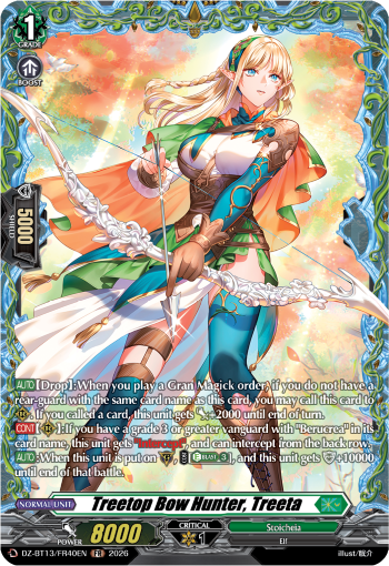 Treetop Bow Hunter, Treeta: DZ Booster Set 13: Parallactic Clash