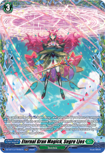 Eternal Gran Magick, Segre Ljos: DZ Booster Set 13: Parallactic Clash