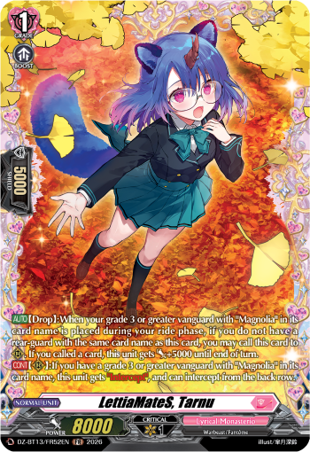 LettiaMateS, Tarnu: DZ Booster Set 13: Parallactic Clash