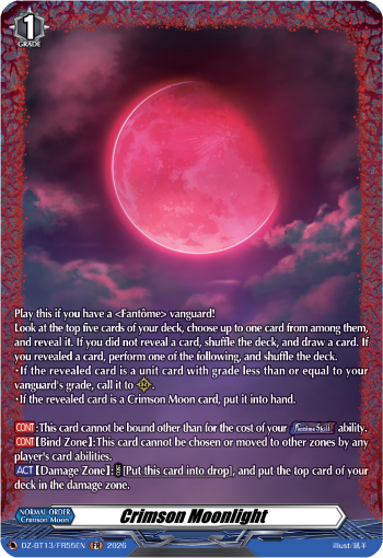 Crimson Moonlight: DZ Booster Set 13: Parallactic Clash