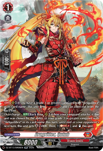 Dragritter, Qutub: DZ Booster Set 13: Parallactic Clash