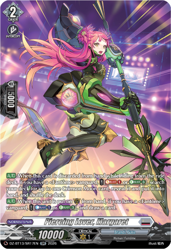 Piercing Lover, Margaret: DZ Booster Set 13: Parallactic Clash