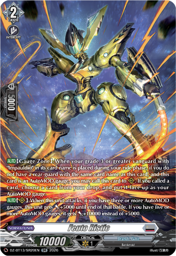 Feuto Ristic: DZ Booster Set 13: Parallactic Clash