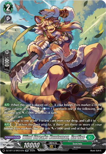 Wind Streaks Huntsman, Gartise: DZ Booster Set 13: Parallactic Clash