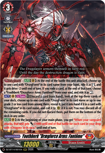Youthberk "Draegforce Arms: Fantome": DZ Booster Set 14: Envoys of the Crimson Moon