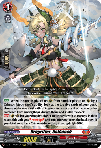 Dragritter, Uathaach: DZ Booster Set 14: Envoys of the Crimson Moon
