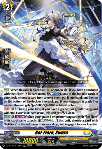 Bel-Fiore, Swera: DZ Booster Set 14: Envoys of the Crimson Moon