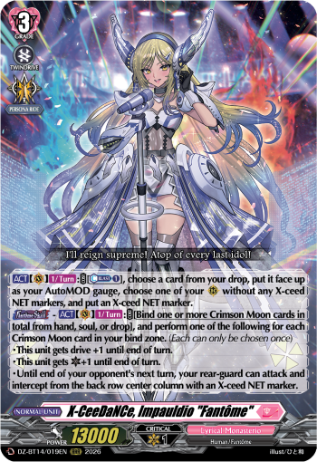 X-CeeDaNCe, Impauldio "Fantome": DZ Booster Set 14: Envoys of the Crimson Moon