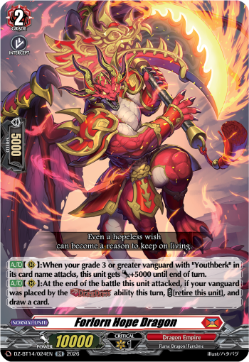 Forlorn Hope Dragon: DZ Booster Set 14: Envoys of the Crimson Moon