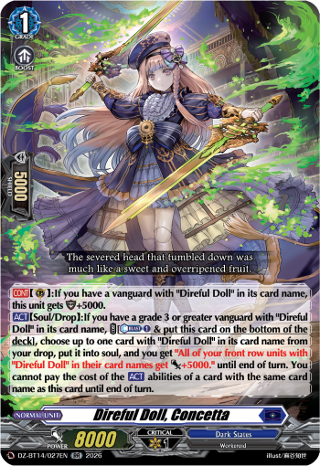 Direful Doll, Concetta: DZ Booster Set 14: Envoys of the Crimson Moon