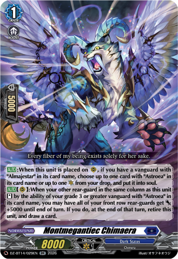 Montmegantiec Chimaera: DZ Booster Set 14: Envoys of the Crimson Moon