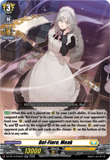Bel-Fiore, Meak: DZ Booster Set 14: Envoys of the Crimson Moon