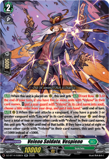 Veleno Soldato, Vespieno: DZ Booster Set 14: Envoys of the Crimson Moon