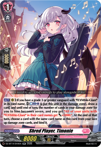 Shred Player, Timonie: DZ Booster Set 14: Envoys of the Crimson Moon