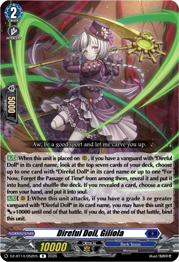 Direful Doll, Giliola: DZ Booster Set 14: Envoys of the Crimson Moon