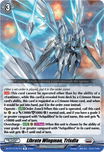 Librate Wingman, Trisdia: DZ Booster Set 14: Envoys of the Crimson Moon