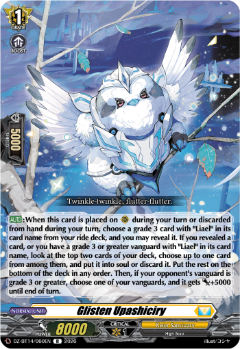 Glisten Upashiciry: DZ Booster Set 14: Envoys of the Crimson Moon