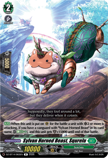 Sylvan Horned Beast, Squrelu: DZ Booster Set 14: Envoys of the Crimson Moon