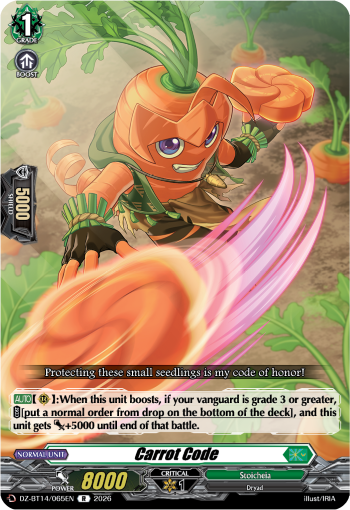 Carrot Code: DZ Booster Set 14: Envoys of the Crimson Moon