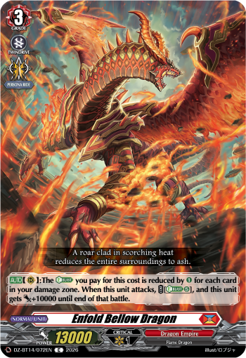 Enfold Bellow Dragon: DZ Booster Set 14: Envoys of the Crimson Moon