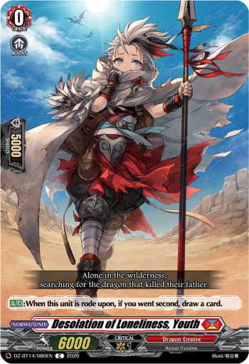 Desolation of Loneliness, Youth: DZ Booster Set 14: Envoys of the Crimson Moon