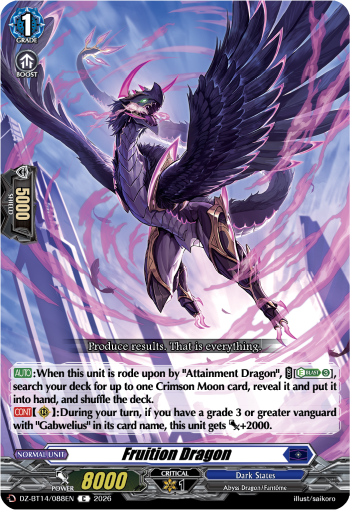 Fruition Dragon: DZ Booster Set 14: Envoys of the Crimson Moon