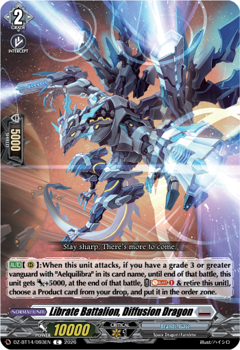 Librate Battalion, Diffusion Dragon: DZ Booster Set 14: Envoys of the Crimson Moon