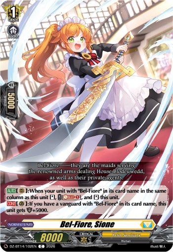 Bel-Fiore, Sione: DZ Booster Set 14: Envoys of the Crimson Moon