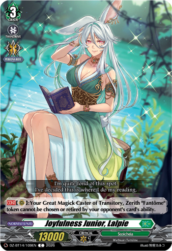 Joyfulness Junior, Lalpie: DZ Booster Set 14: Envoys of the Crimson Moon