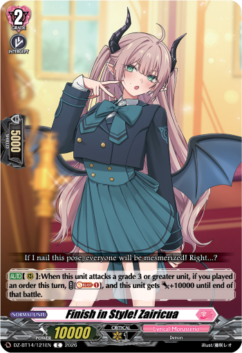Finish in Style! Zairicua: DZ Booster Set 14: Envoys of the Crimson Moon