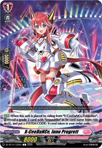 X-CeeDaNCe, Inno Progrett: DZ Booster Set 14: Envoys of the Crimson Moon