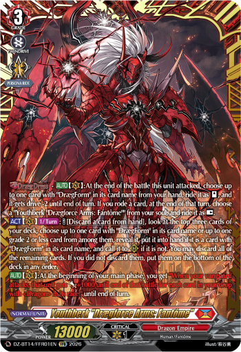 Youthberk "Draegforce Arms: Fantome": DZ Booster Set 14: Envoys of the Crimson Moon