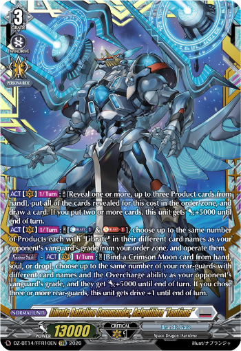Librate Battalion Commander, Aelquilibra "Fantome": DZ Booster Set 14: Envoys of the Crimson Moon